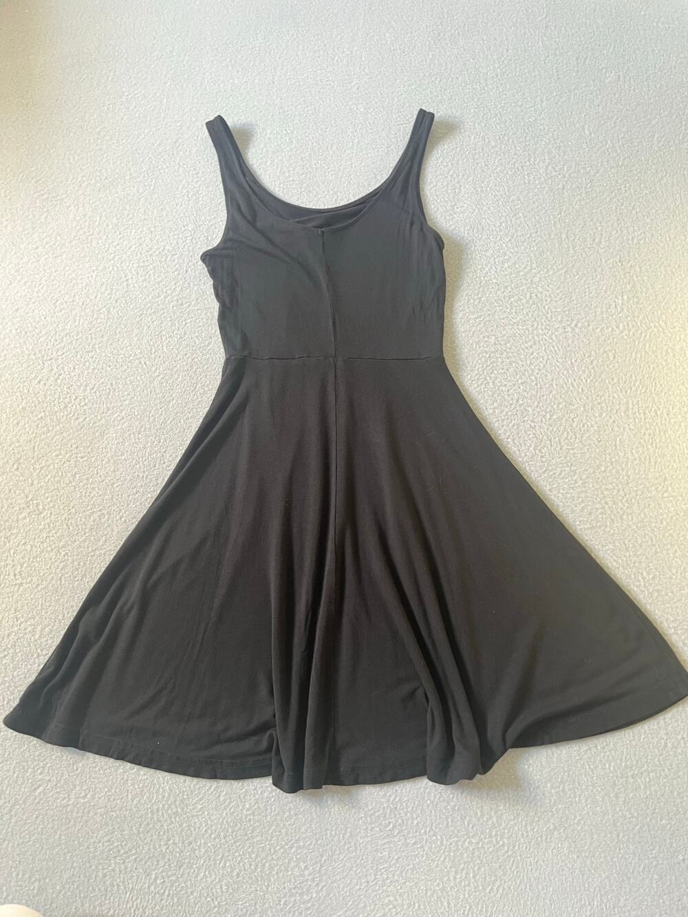 Express Black Fit & Flare Skater Dress XS